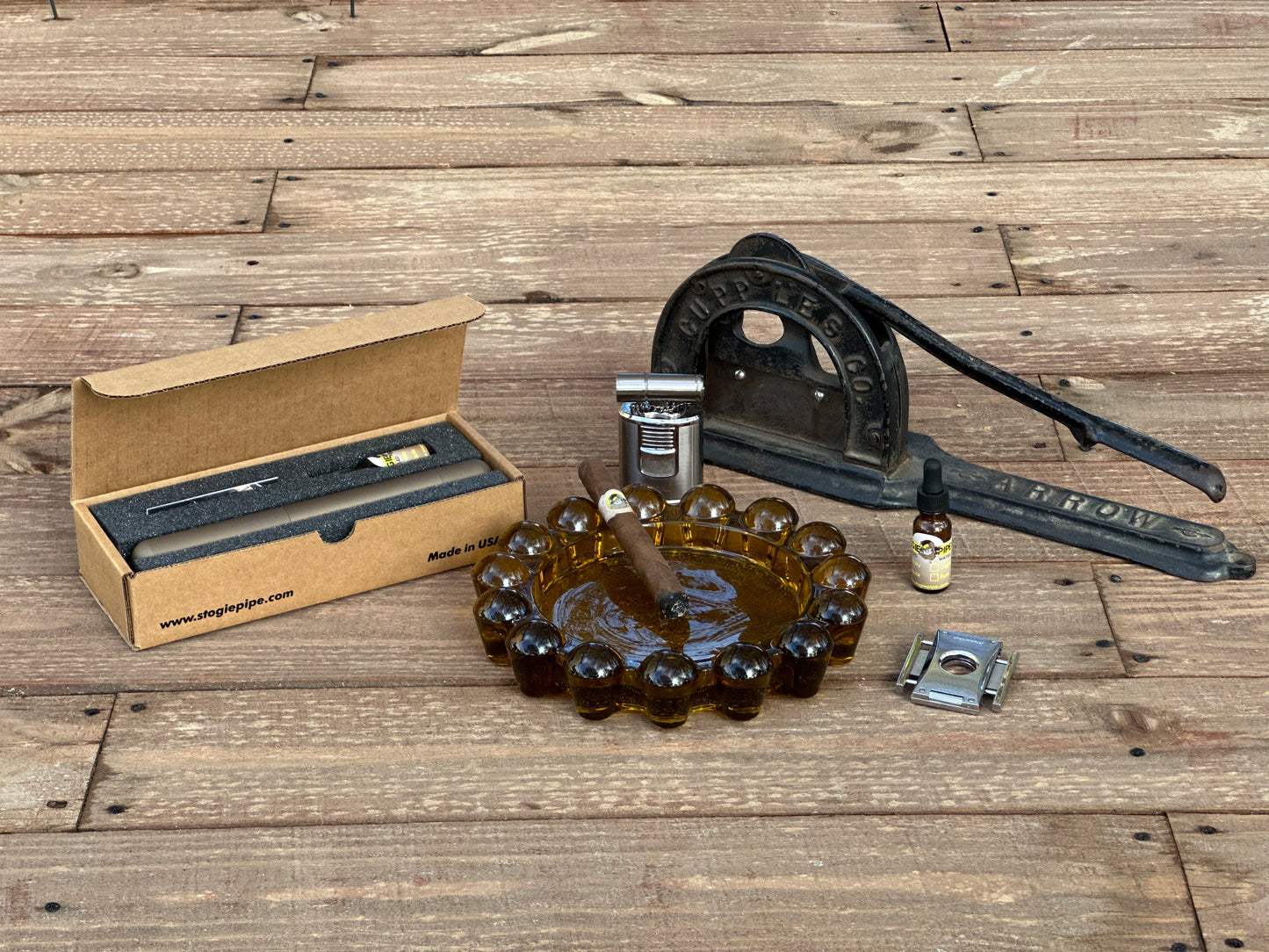 Light Brown Stogie Pipe