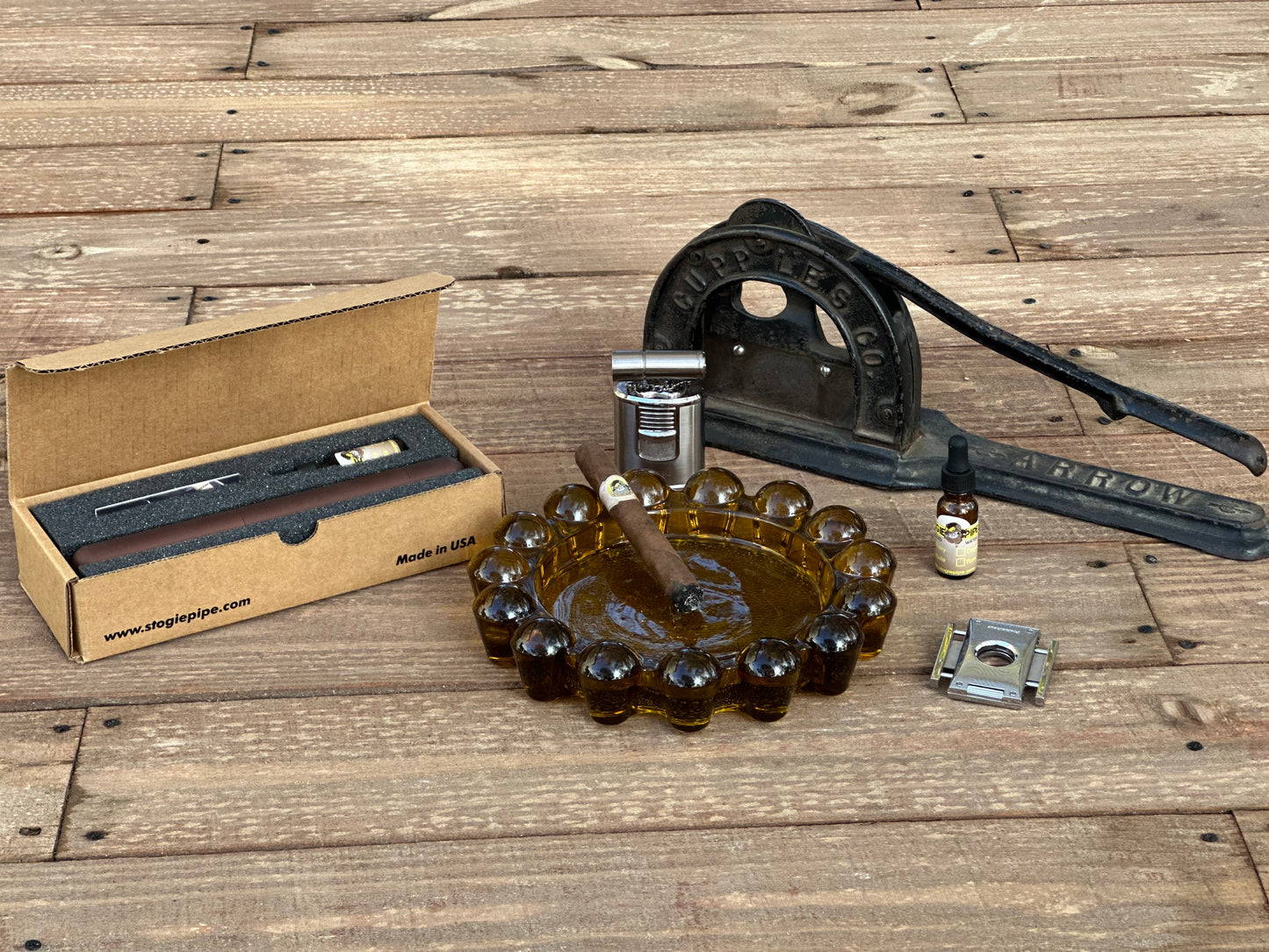 Bronze Stogie Pipe