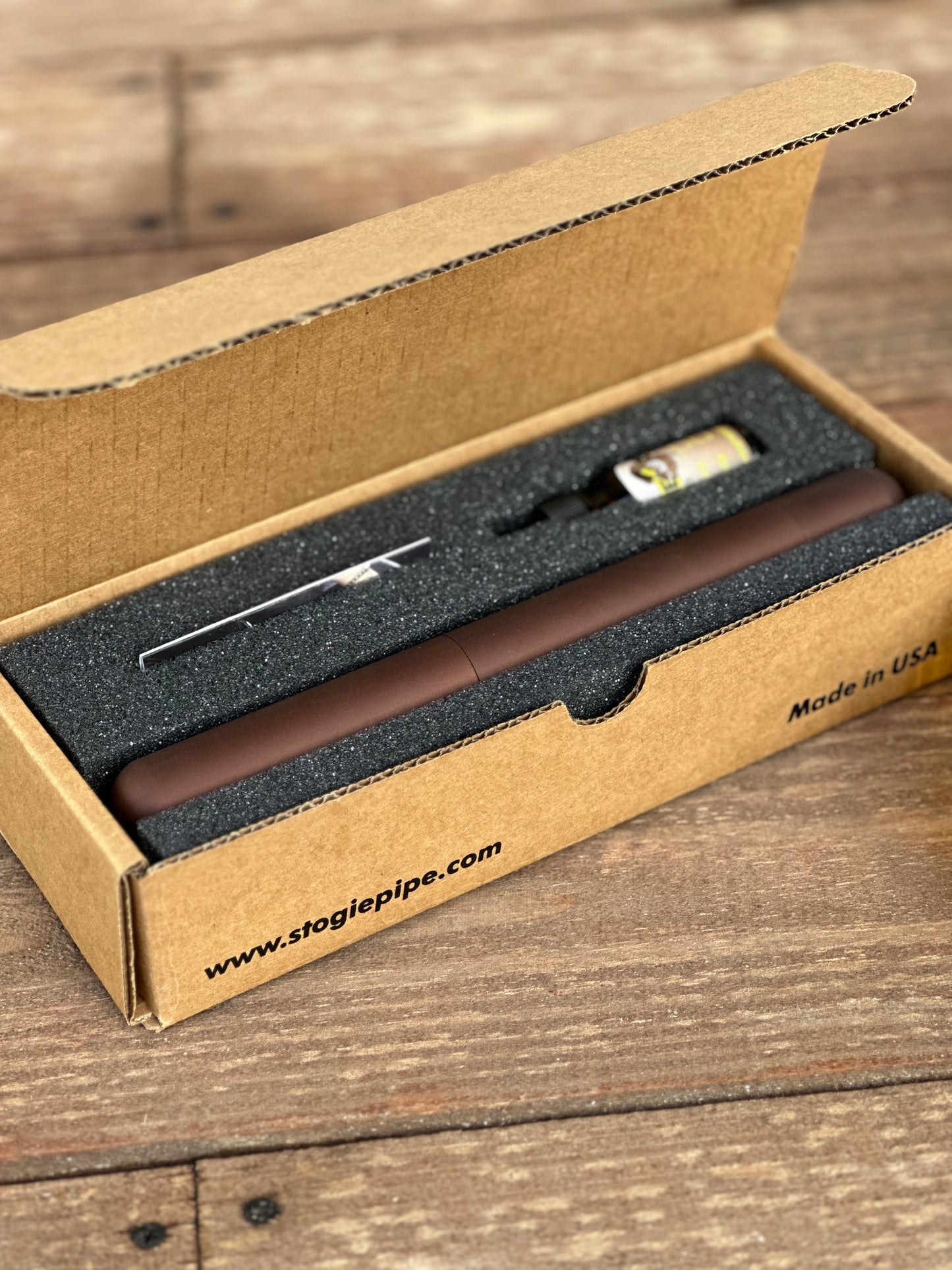 Bronze Stogie Pipe