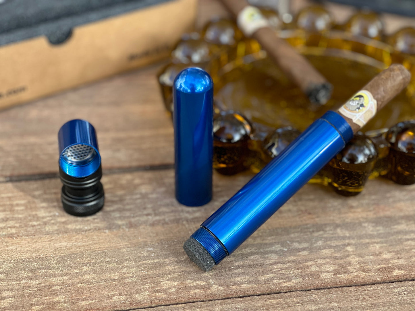 Polish Blue Stogie Pipe